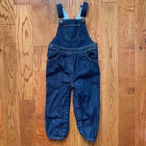 Petit Bateau Toddler Denim Overalls